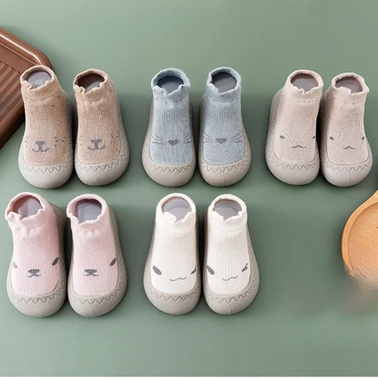 Baby walking shoes with soft soles